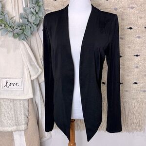 Olivia Grey black open front Blazer size M